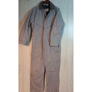 WALLS Blizzard Pruf Quilted Insulated Canvas Coveralls USA Made Men’s 48 Reg
